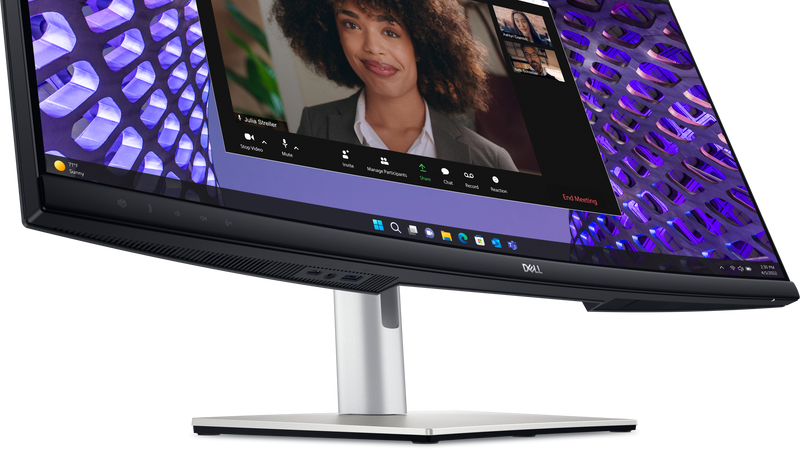 DELL 34" Professional P3424WEB 60Hz 3440x1440 IPS (21:9) Curved Video Conferencing Commercial Monitor 