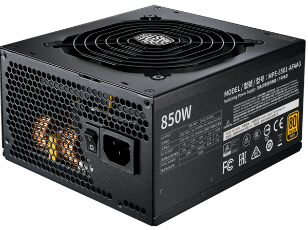 Cooler Master 850W MWE Gold 850 V2 Full Modular ATX 3.0 80Plus Gold Power Supply (MPE-8501-AFAAG)