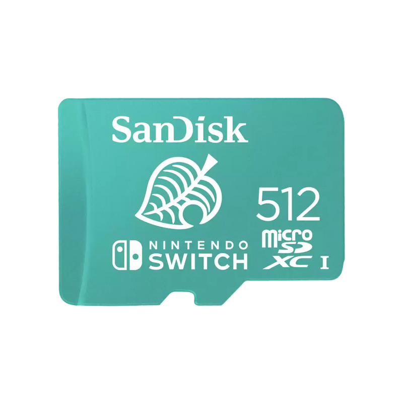 SanDisk 512GB for Nintendo Switch 100MB/s(R) 90MB/s(W) SDSQXAO-512G-GNCZN 772-4487