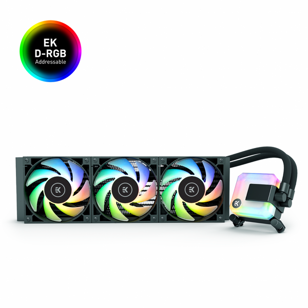 EKWB EK-AIO 360 D-RGB-V2 Black CPU Liquid Cooler