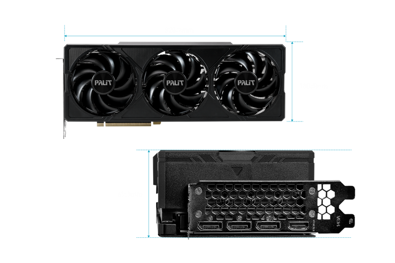 PALIT GeForce RTX 4080 Super Jetstream OC 16G GDDR6X (NED408SS19T2-1032J) 