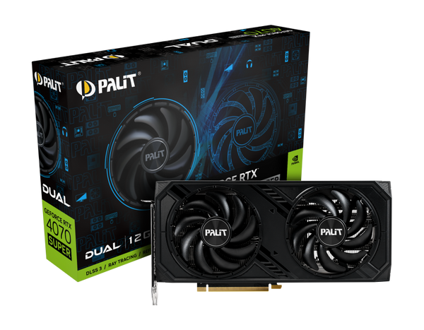 PALIT GeForce RTX 4070 Super Dual 12GB GDDR6X NED407S019K9-1043D 