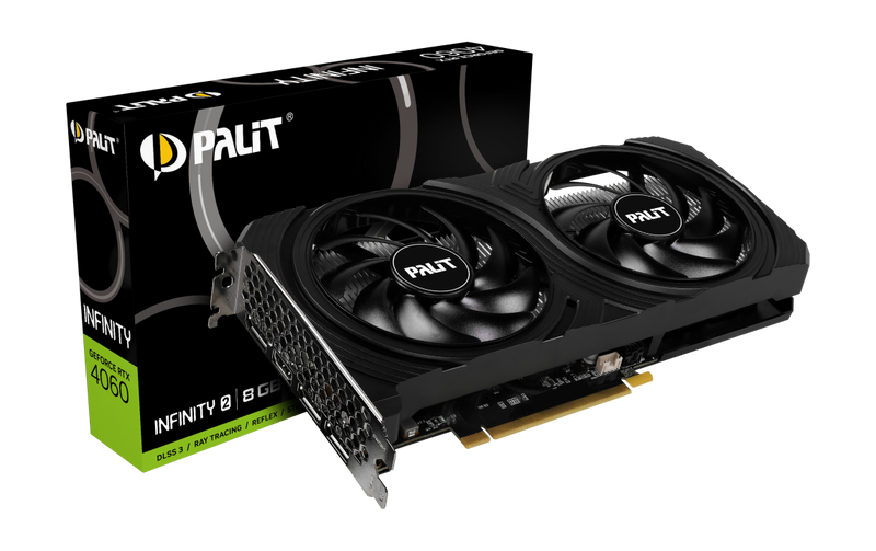 PALIT GeForce RTX 4060 Infinity 2 8GB GDDR6 NE64060019P1-1070L