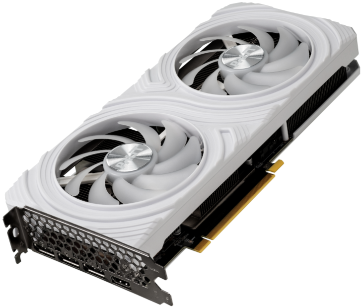 PALIT GeForce RTX 4070 Dual White OC 12GB GDDR6X NE64070S19K9-1048L