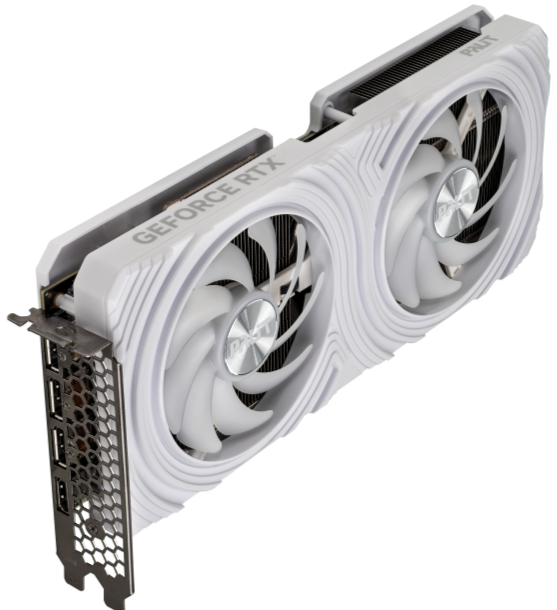 PALIT GeForce RTX 4070 Dual White OC 12GB GDDR6X NE64070S19K9-1048L