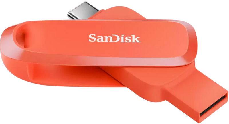 SanDisk Phone Drive 32GB 橙色 (Type-C+A)雙用隨身碟 USB 3.2 GEN1 100MB SDDDC6-032G-G46NO 772-4675