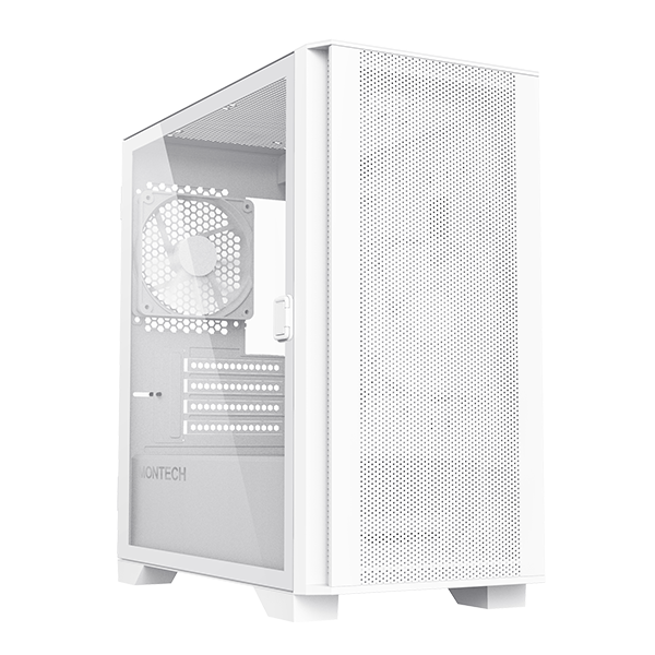 MONTECH AIR 100 LITE White Tempered Glass Micro-ATX Case MO-CA-AIR100-LITE-WH