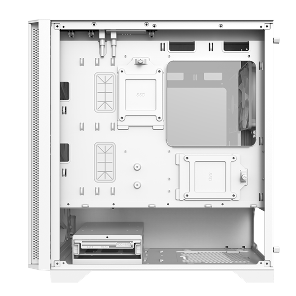 MONTECH AIR 100 LITE White Tempered Glass Micro-ATX Case MO-CA-AIR100-LITE-WH