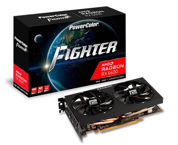 POWERCOLOR FIGHTER Radeon™ RX 6600 8GB GDDR6