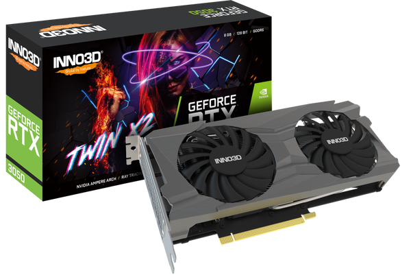 INNO3D GeForce RTX 3050 TWIN X2 6GB GDDR6 N30502-06D6-1711VA60