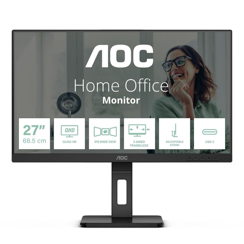 [最新產品] AOC 27" Q27P3CV 75Hz 2K QHD IPS (16:9) 顯示器