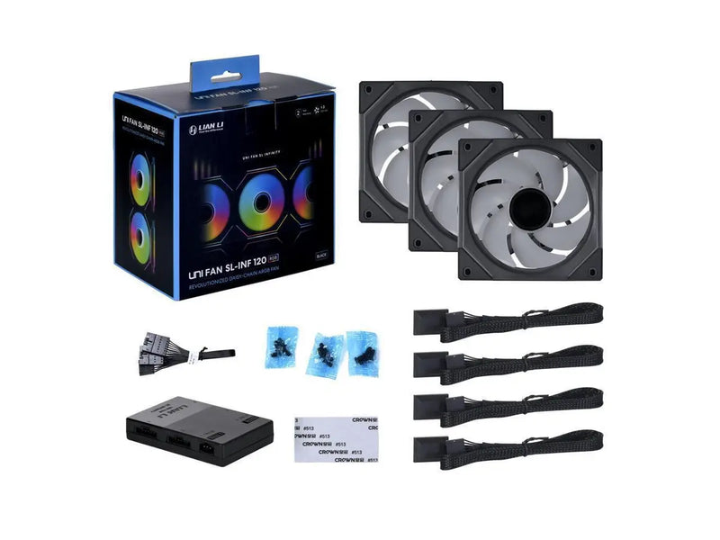 LIAN LI UNI FAN SL INFINITY 120 RGB UF-SLIN120-3B black fan (3 in 1) 