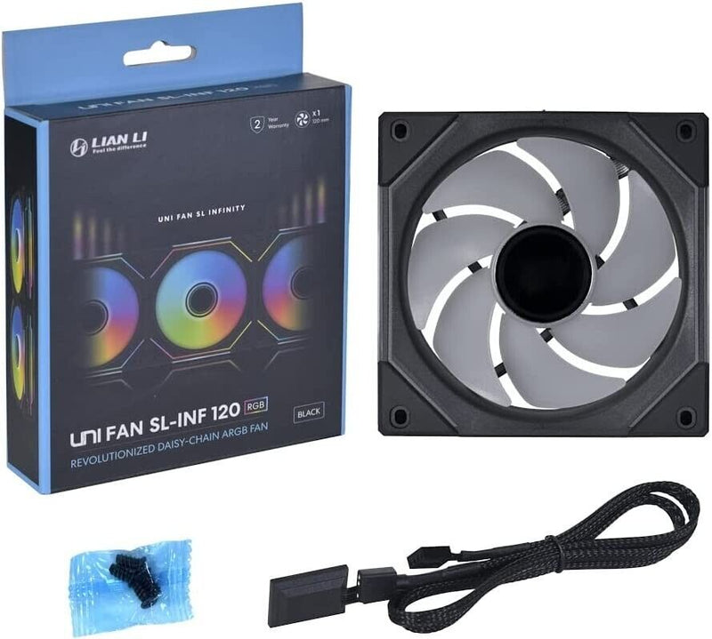 LIAN LI UNI FAN SL INFINITY 120 RGB UF-SLIN120-1B black fan 