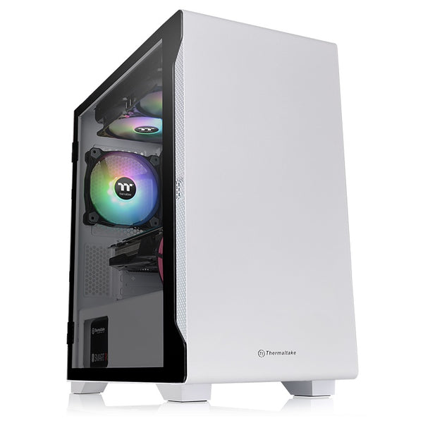 Thermaltake S100 TG White 白色 Tempered Glass Micro-ATX Case CA-1Q9-00S6WN-00