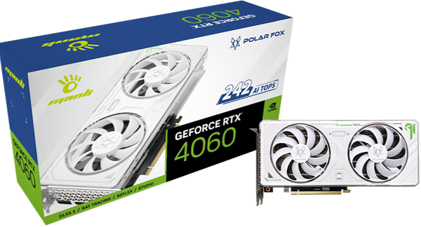 Manli Geforce RTX 4060 Polar Fox Twin 8GB GDDR6