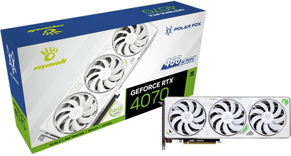 Manli Geforce RTX 4070 Polar Fox Triple 12GB GDDR6