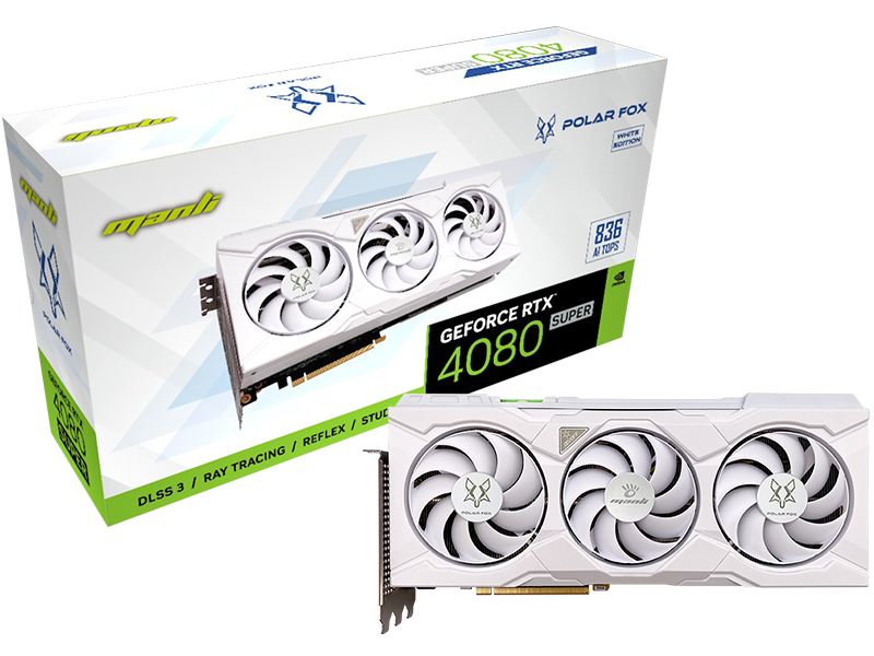 Manli Geforce RTX 4080 Super Polar Fox Triple 16GB GDDR6X