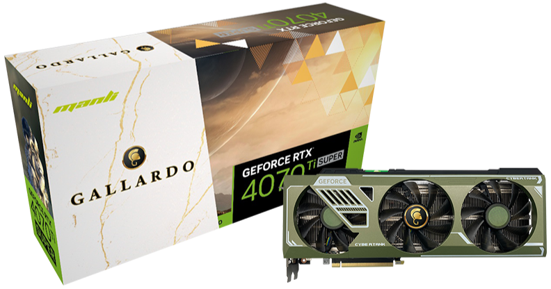 Manli Geforce RTX 4070 Ti Super Gallardo Triple 16GB GDDR6X