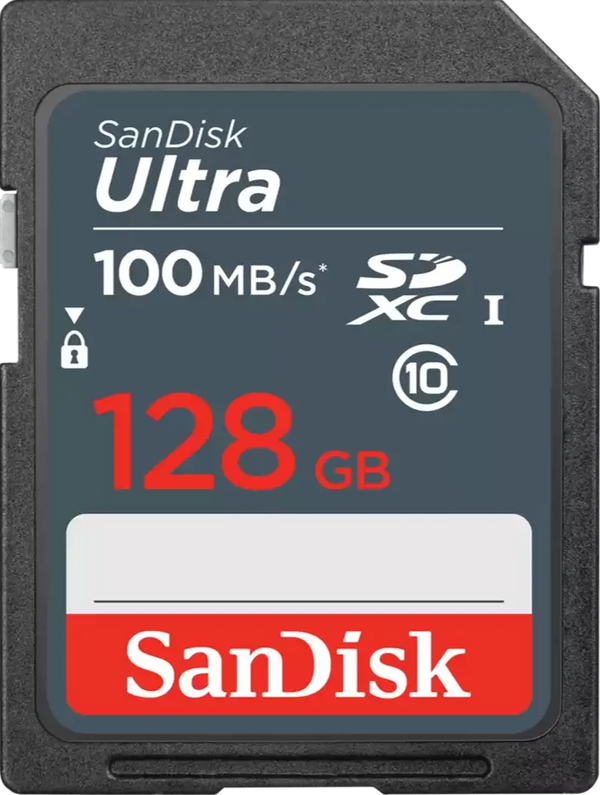 SanDisk 128GB Ultra® SDHC™ card and SDXC™ Card SDSDUNR-128G-GN3IN 772-4387