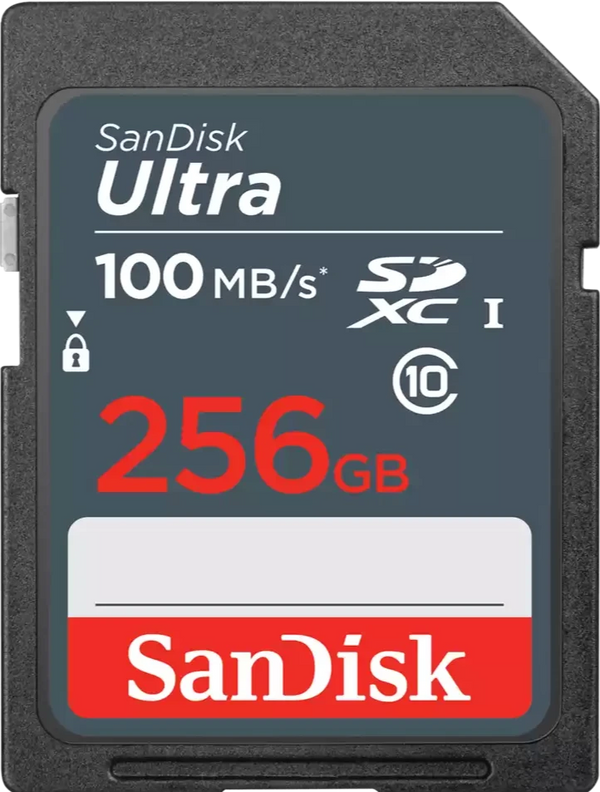 SanDisk 256GB Ultra® SDHC™ card and SDXC™ Card SDSDUNR-256G-GN3IN 772-4415