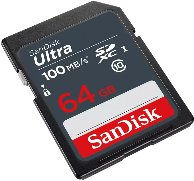 SanDisk 64GB Ultra® SDHC™ card and SDXC™ Card SDSDUNR-064G-GN3IN 772-4386