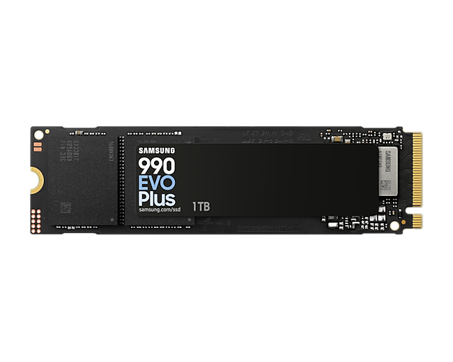 Samsung 1TB 990 EVO Plus MZ-V9S1T0BW M.2 2280 PCIe 4.0 x4 / 5.0 x2 NVMe 2.0 SSD