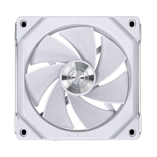 LIAN LI UNI FAN SL120 V2 Reverse Blade White 12CM Case Fan (UF-RSL120V2-1W) 