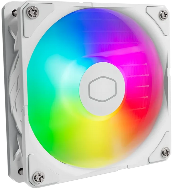 Cooler Master SICKLEFLOW EDGE WHITE 白色 120 ARGB 12cm Case Fan MFX-B2DW-25NP2-R2