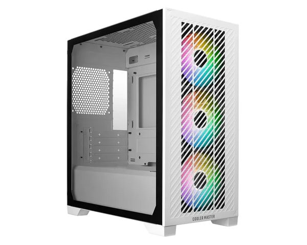 Cooler Master Elite 301 Tempered Glass ATX CASE 白色 (E301-WGNN-S00)