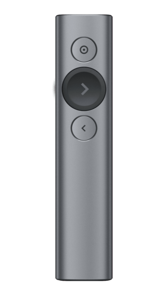 Logitech Spotlight Presentation Remote 先進無線簡報遙控器 - Texture Gray 質感灰色 910-004863 原裝行貨