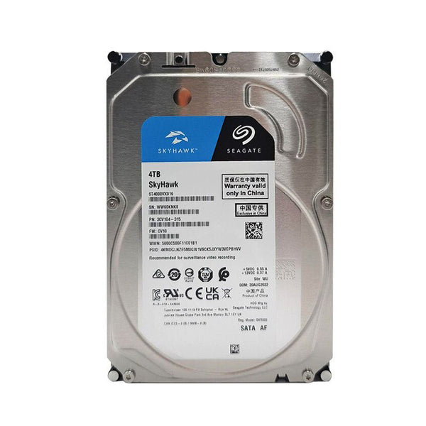 Seagate 4TB SkyHawk ST4000VX016 Surveillance 3.5" SATA 5400rpm 256MB Cache HDD