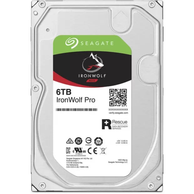 Seagate 6TB IronWolf Pro ST6000NT001 NAS 3.5" SATA 7200rpm 256MB Cache HDD