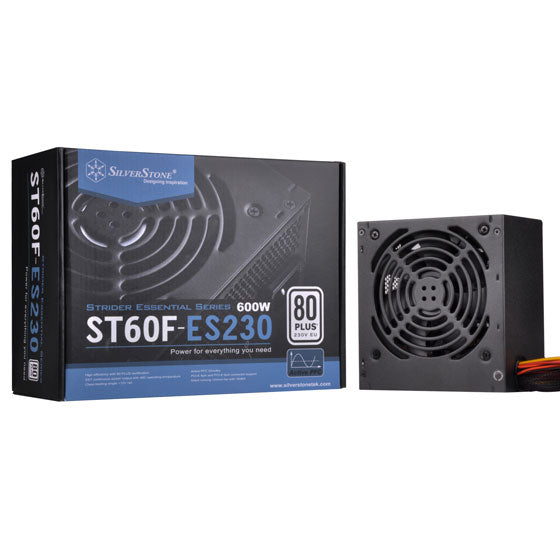 SilverStone 600W ST60F-ES230 ATX 80Plus Power Supply 