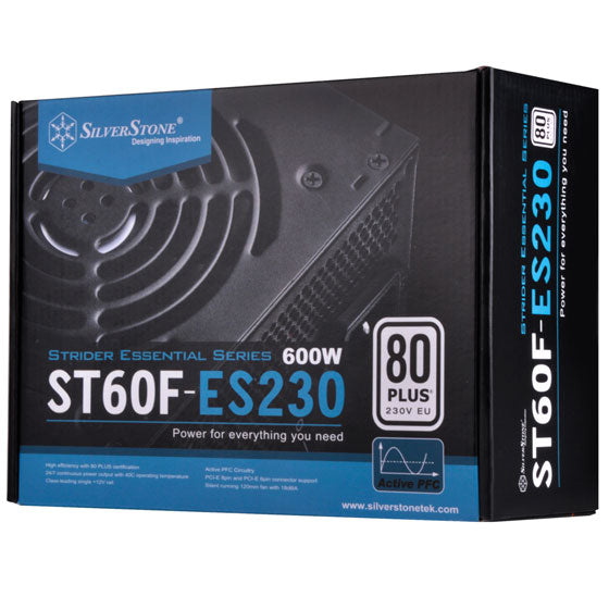 SilverStone 600W ST60F-ES230 ATX 80Plus Power Supply 