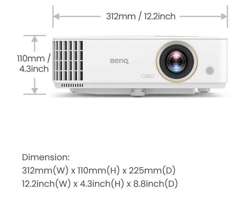 BenQ TH685P 3500流明 (1080P) HDR 低延遲高亮遊戲投影機