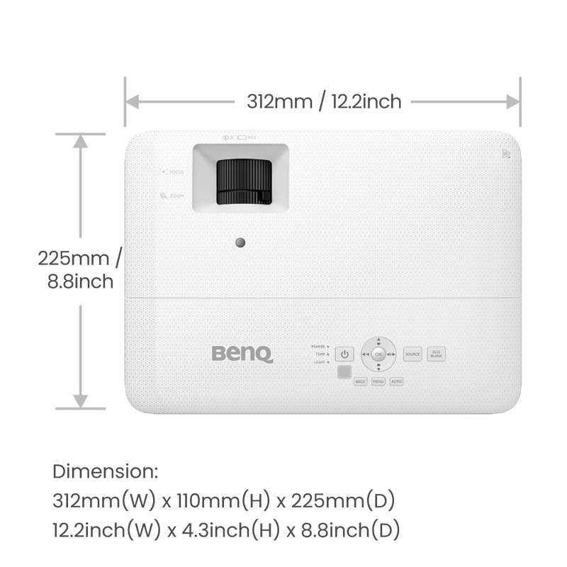 BenQ TH685P 3500流明 (1080P) HDR 低延遲高亮遊戲投影機