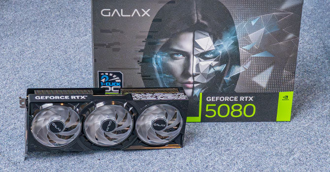 (預訂) GALAX GeForce RTX 5080 1-Click OC 16GB GDDR7 CA-DCN-RTX5080-1CLICKOC-BK