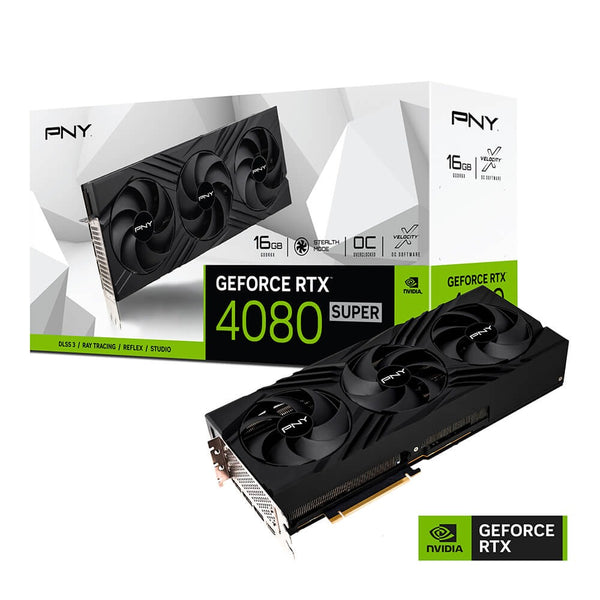 PNY GeForce RTX 4080 SUPER VERTO OC LED Triple Fan 16GB GDDR6X (VCG4080S16TFXPB1-O) 