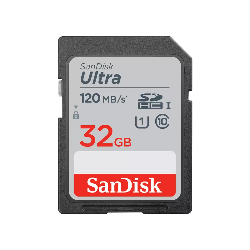 SanDisk 32GB Ultra SDHC (Class 10, 120MB/s) SDSDUN4-032G-GN6IN 772-4388