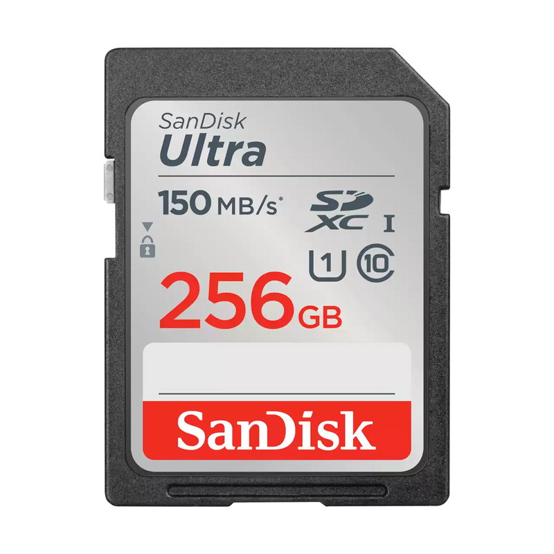 SanDisk 256GB Ultra SDXC (Class 10, 150MB/s) SDSDUNC-256-GN6IN 772-4566