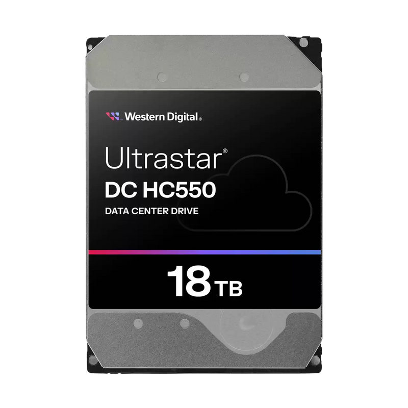 WD 18TB Ultrastar DC HC550 WUH721818ALE6L4 / 0F38459 Data Center Drive 3.5" SATA 7200rpm 512MB Cache HDD