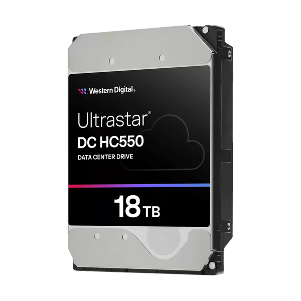 WD 18TB Ultrastar DC HC550 WUH721818ALE6L4 / 0F38459 Data Center Drive 3.5" SATA 7200rpm 512MB Cache HDD