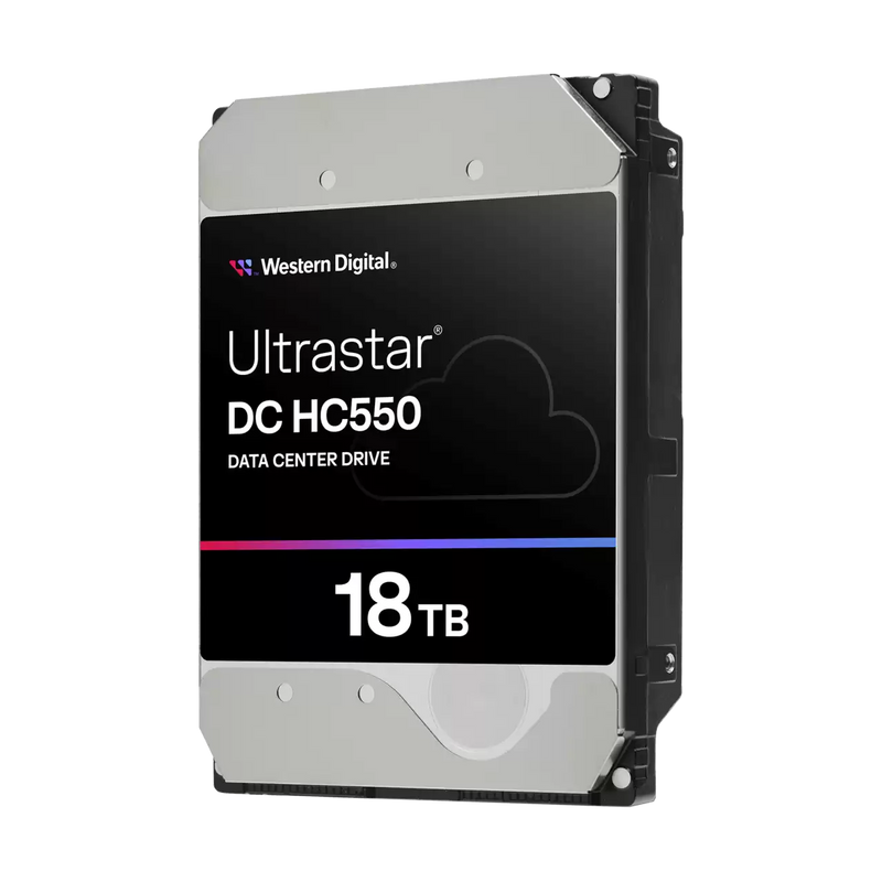 WD 18TB Ultrastar DC HC550 WUH721818ALE6L4 / 0F38459 Data Center Drive 3.5" SATA 7200rpm 512MB Cache HDD