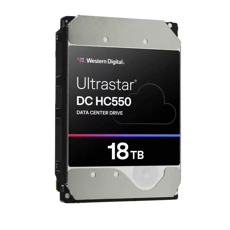 WD 18TB Ultrastar DC HC550 WUH721818ALE6L4 / 0F38459 Data Center Drive 3.5" SATA 7200rpm 512MB Cache HDD