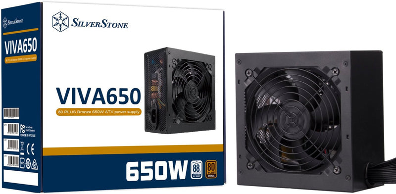 SilverStone 650W VIVA 650 Bronze 80Plus 銅牌認證 ATX 電源 SST-ET650