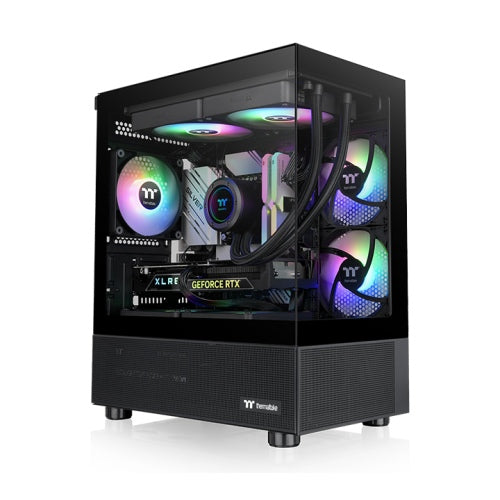 Thermaltake VIEW 170 TG ARGB Black 黑色 Tempered Glass MATX Case CA-TV170B