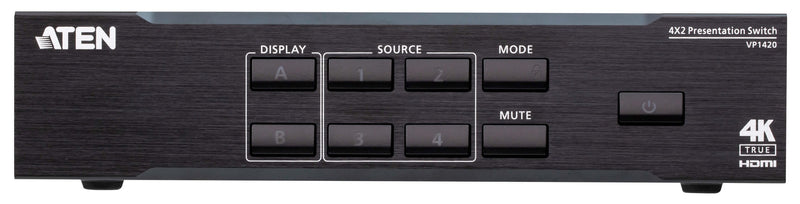 ATEN VP1420 4 x 2 True 4K Presentation Matrix Switch