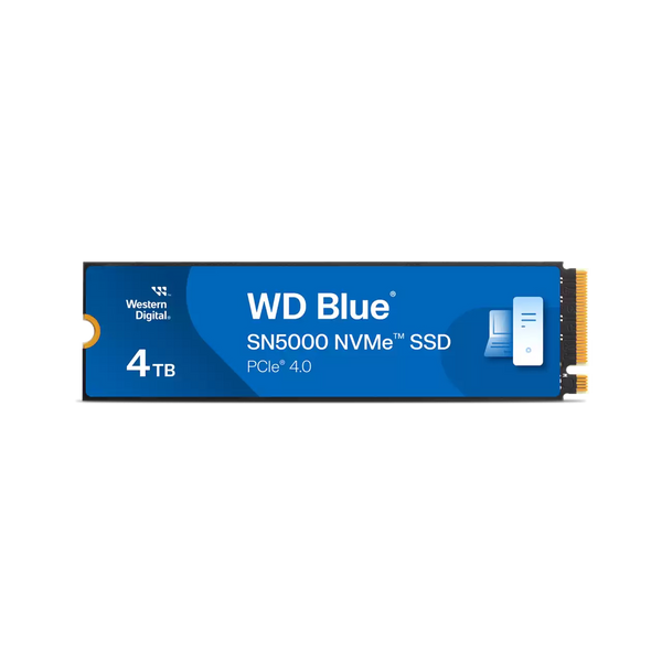 WD Blue 4TB SN5000 WDS400T4B0E M.2 2280 PCIe Gen4 x4 SSD