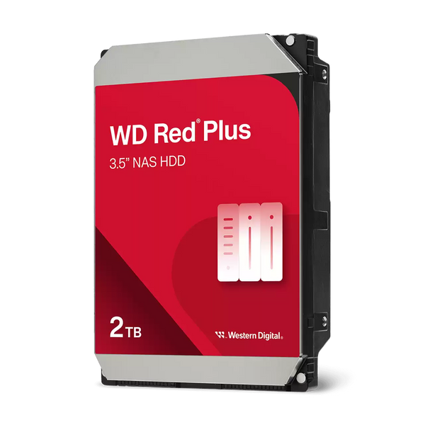 WD 2TB Red Plus WD20EFPX NAS 3.5" SATA 5400rpm 64MB Cache HDD