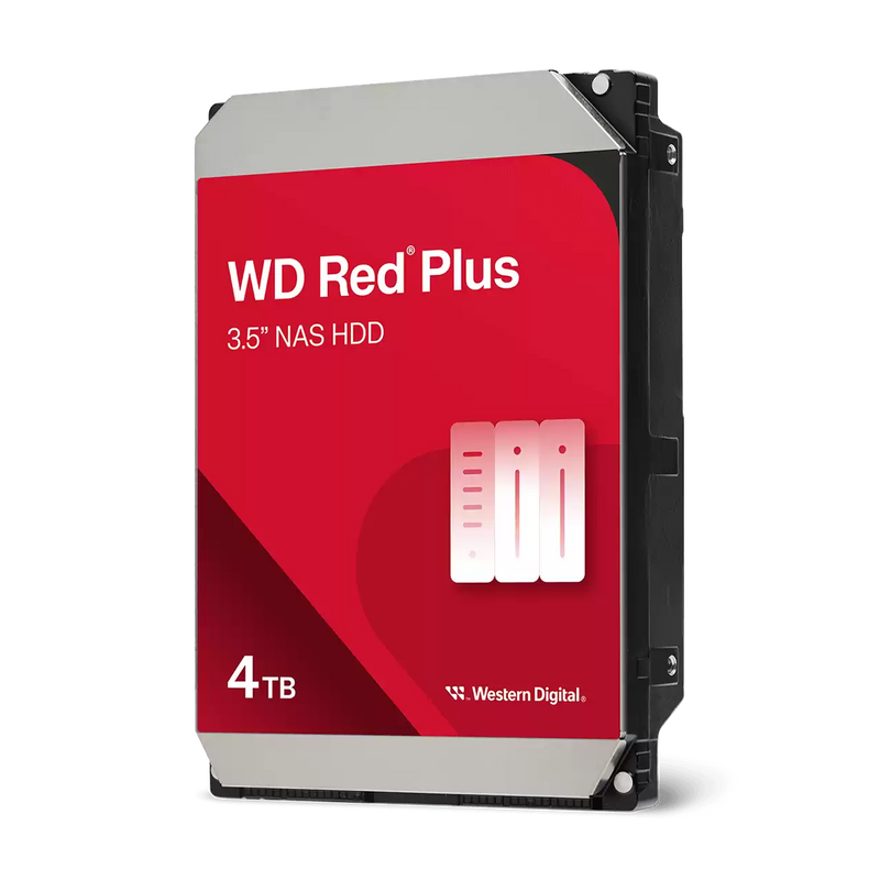 WD 4TB Red Plus WD40EFPX NAS 3.5" SATA 5400rpm 256MB Cache HDD